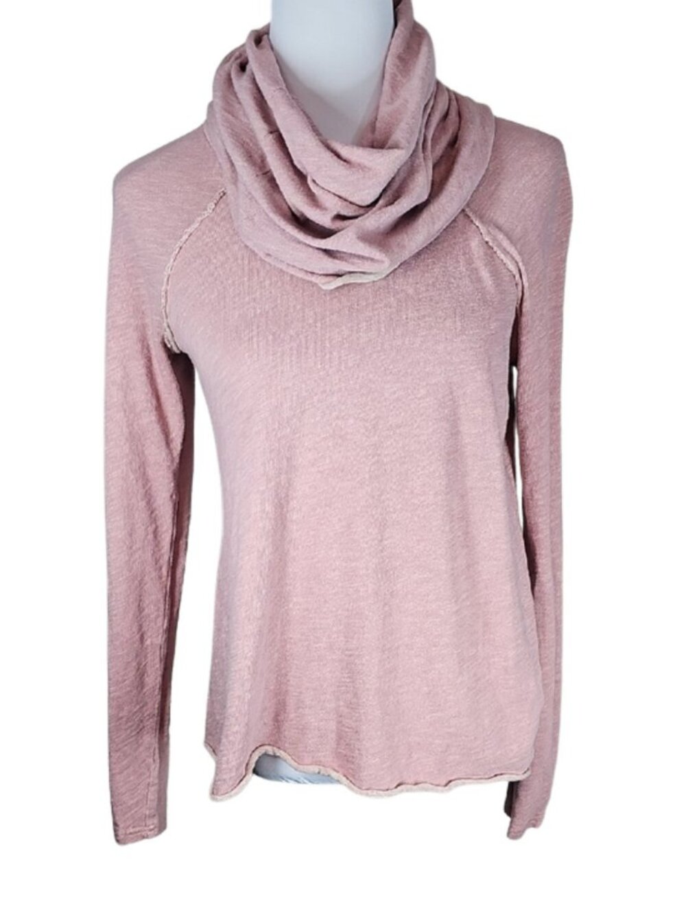 Free People FP Beach Cocoon Cowl Neck Sweatshirt XS / S Boho Cozy Boho Cotton